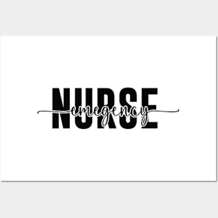 ER Nurse Emergency Room Nurse School women nursing Posters and Art